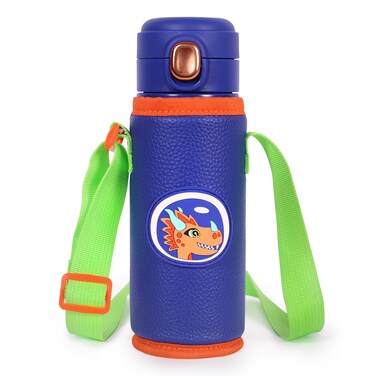 Milk&amp;Moo Steel Kids Water Bottle Ponix 420 ml
