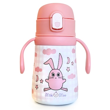 Milk&amp;Moo Steel Kids Water Bottle &Ccedil;an&ccedil;in 360 ml