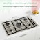 General Gold 90cm Built-in Stainless Steel Gas Hob   5 Burner Cooktop