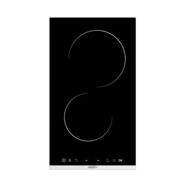 ​General Gold 30cm 2-Burner Built-In Electric Cooktop &ndash; Vitroceramic Surface with Touch Controls​