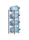 AWH 4-Tier Water Bottle Storage Rack &ndash; Heavy-Duty 5-Gallon Holder for Kitchen, and Office &ndash; Space-Saving, Metal Stand for Organized Water Bottle Storage &ndash; Easy to Assemble, Assorted Color