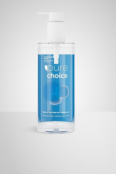 Pure Choice Facial Cleansing Gel 400ml for Combination and Oily Skin