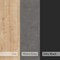 Mourah Home Camelia Coffee Table - Oak/Retro Grey/Silky Black - 2 Years Warranty