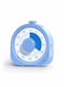 Timer Rechargeable 60 Minute Visual Desk Countdown Time Clock for Kids and Adults, Kitchen Cooking Pomodoro Productivity, Management Tool Teaching Classroom (Blue)