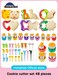 48 PCS Sandwich Cutter and Sealer Set for Kids, Decruster Sandwich Maker Holiday Cookie Cutters Fruit Vegetable Food Cutter Shapes for Boy &amp; Girls Bento Lunch Box w/Mickey Mouse Dinosaur Unicorn Heart