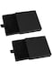 TERRIFI Jewelry Box, 2pcs Jewelry Gift Packaging Bracelet Cardboard Square Black Kraft Boxes for Necklace Ring Pendant Storage