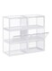Shoe Storage Organizer (Transparent), Side Open High Quality Transparent 36 x 29 x 22cm