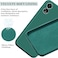 Case for Oppo A78 4G, Liquid Gel Rubber Bumper Case with Soft Microfiber Lining Cushion Slim Hard Shell Shockproof Protective Cover for Oppo A78 4G (Green)