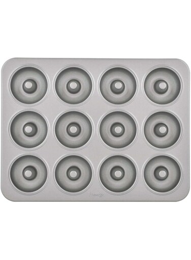 Prestige Mini Donut Pan, 12 Cup, Grey