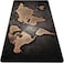 Gaming Mouse Pad 90x40cm Non-Slip World Map Design Desk Pad XXL Black/Bronze