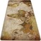 Gaming Mouse Pad 90x40cm Non-Slip World Map Design XXL Desk Pad for Office Home Gaming Beige