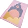 Memory Foam Thick-Padded Prayer Mat with Knee Support Pink/Grey Cushioned, Anti-Slip, Lightweight, 3D Design 70 x 110 cm
