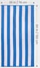 Pack of 4 Beach Towels 30x60 Inch Cabana Stripe Pool Towels 100% Cotton Bath Sheets 76x152 cm Highly Absorbent &amp; Quick Dry Over-Sized Bath Towels Blue/Dark Grey