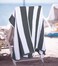2-Pc 100% Cotton Beach Towels 30x60 Inch Cabana Stripe Pool Towels Cotton Bath Sheets 76x152 cm Highly Absorbent &amp; Quick Dry Over-Sized Bath Towels Dark Grey