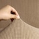 Stretch Fit 4-Seater Sofa Cover Sand Beige Soft Brushed Fabric Couch Cover Full Coverage Furniture Protector Slipcover Four Seater Fits on Standard and Recliner Sofa 235-300cm Size