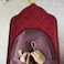 Embossed Dome Style Prayer Green 70x110 cm Mat Anti-Slip Velvet Top Islamic Prayer Mat New Design Sajadah Padded Prayer Rug for Men Women Eid Gift Ramadan