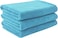 Fabienne 3-Pc Multipurpose Microfiber Towel Set Sky Blue 50x90cm Gym Towel, Hand Towel, Hair Towel, Car Cleaning Towel, Kitchen Towel Soft and Durable