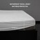 Tencel Waterproof Mattress Protector King Size 180x200cm Tencel+TPU High Absorption Pad Cover for Bed Deep Pocket Style 100% Waterproof Tencel Mattress Protector for King Size Bed White