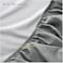 Tencel Waterproof Mattress Protector with 2 Pillowcases Double/Queen Size 150x200cm Tencel+TPU High Absorption Pad Cover for Bed 100% Waterproof Tencel Jersey Mattress Protector Grey