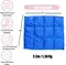 Weighted Lap Pad for Kids 3Lbs Dotted Minky Weighted Lap Blanket for Kids with Sensory Processing Issues Like Autism or ADHD 56x48cm Blue/Grey