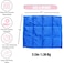 Weighted Lap Pad for Kids 3Lbs Dotted Minky Weighted Lap Blanket for Kids with Sensory Processing Issues Like Autism or ADHD 56x48cm Blue/Grey