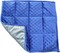 Weighted Lap Pad for Kids 3Lbs Dotted Minky Weighted Lap Blanket for Kids with Sensory Processing Issues Like Autism or ADHD 56x48cm Blue/Grey
