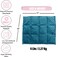 Weighted Lap Pad 5Lbs Dotted Minky  56x48 cm Teal Blue Weighted Lap Blanket Ideal for Kids, Teens, and Adults, Supports Sensory Processing