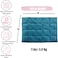 Weighted Lap Pad 7Lbs Dotted Minky 74x61 cm Teal Blue Weighted Lap Blanket Ideal for Adults and Teens, Supports Sensory Processing Autism ADHD