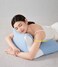 Multi-Function Memory Foam Pillow 40&times;60&times;23cm Lying Sleep Neck Support for Stomach Sleepers, Prone Support for Mobile Use &amp; Reading, Head Elevation Pillow with Cooling Washable Cover Sky Blue