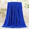 Microfiber Bath Towel 70x140 cm Large Microfiber Towel Blue Soft, Durable and Light Weight Ideal for Bathroom, Gym, Travel &amp; Beach