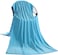 Microfiber Bath Towel 70x140 cm Large Microfiber Towel Sky Blue Soft, Durable and Light Weight Ideal for Bathroom, Gym, Travel &amp; Beach