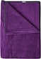 Microfiber Bath Towel 70x140 cm Large Microfiber Towel Purple Soft, Durable and Light Weight Ideal for Bathroom, Gym, Travel &amp; Beach