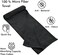 Microfiber Bath Towel 70x140 cm Large Microfiber Towel Black Soft, Durable and Light Weight Ideal for Bathroom, Gym, Travel &amp; Beach