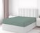 Turkish Jersey Cotton Fitted Sheet King Size 180&times;200 cm Bed Sheet Cotton Deep Pocket 30 cm, Elasticated Edges Sage Green