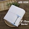 4-Pc Luxury Cotton Bath Towels White 70x140cm 600 GSM Large Premium Quality Cotton Towel Highly Absorbent and Durable Hotel Spa Luxury Bathroom Towel