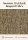 Stretch Fit L Shape Sofa Cover 6 Seater Slip Cover Jacquard Fabric Corner Sofa Cover for Large Sofa Free Size Fits on Different Models of Sofa 4 to 6 Meter Length with any Side Corner Beige