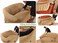 Stretch Fit L Shape Sofa Cover 6 Seater Slip Cover Jacquard Fabric Corner Sofa Cover for Large Sofa Free Size Fits on Different Models of Sofa 4 to 6 Meter Length with any Side Corner Beige