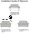 High Stretch 1 Seater Sofa Cover Brown Soft Brushed Fabric Couch Cover Full Coverage Furniture Protector Slipcover One Seater Fits on Standard and Recliner Sofa 80-120cm Size