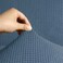 Stretch Fit 3-Seater Sofa Cover Dust Blue Soft Brushed Fabric Couch Cover Full Coverage Furniture Protector Slipcover Three Seater Fits on Standard and Recliner Sofa 185-235cm Size