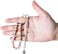 Prayer Beads 33 Natural Stone Red Network Stone Tasbih 8mm with Gift Box and Metallic Tassel Ideal for Gift Ramadan Hajj Umrah Eid Cream/Red