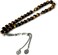 Prayer Beads 33 Natural Tiger Eye Stone Tasbih Beads Handmade Islamic Misbaha Rosary Beads 8mm with Box and Metallic Tassel Gift for Ramadan Eid