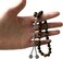 Prayer Beads 33 Natural Tiger Eye Stone Tasbih Beads Handmade Islamic Misbaha Rosary Beads 8mm with Box and Metallic Tassel Gift for Ramadan Eid