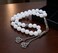 Prayer Beads 33 Natural Stone White Jade Tasbih 8mm with Gift Box and Metallic Tassel Ideal for Gift for Hajj Ramadan Umrah Eid