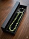 Prayer Beads 33 Natural Stone Ruby Zoisite Green Tasbih 8mm with Gift Box and Metallic Tassel Ideal for Gift Ramadan Hajj Umrah Eid