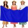 Microfiber Pool Towel 100x200cm Over-Sized Beach Towel Extra Large Bath Sheet Yoga Towel Spa Towel Soft, High Absorption, Quick-Drying Blue