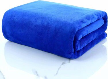 Microfiber Pool Towel 100x200cm Over-Sized Beach Towel Extra Large Bath Sheet Yoga Towel Spa Towel Soft, High Absorption, Quick-Drying Blue