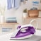 Beko Steam Iron 1750W, PTFE Non-stick Coated, Self Cleaning, Dry Ironing, Continuous Steam 12g/min, Shock Steam 100g/min, 220ml Capacity - SIM3617