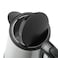 Beko Electric Kettle 2200W motor, 1.7L capacity, Wide opening lid, 360&deg; rotation, Stainless steel body, Water gauge, Auto shut-off, Cordless Usage - WKM 6226 i