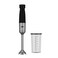 Beko hand blender - 750 W Motor, Variable speed, Turbo function, Stainless steel blades, 1 Ltr Glass Chopper. Double Beater, Scaled Beaker - HBA 81762 BX