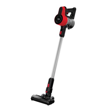 Beko Cordless Vacuum Cleaner - 110W DC motor, 21.6V Li-ion Battery, 45 min running and 4-5 hours charging time, 550ml dust-bin, Electrical Turbo Brush, 2 Suction mode - VRT50121VR